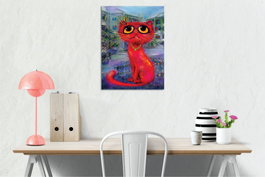 Wallity Lienzo Decorativo DC382 Multicolor 30 x 40 cm